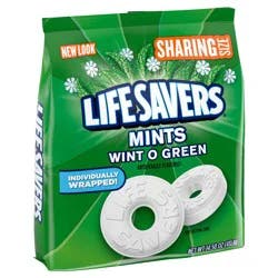 Life Savers Wint O Green Mint Hard Candy Sharing Size