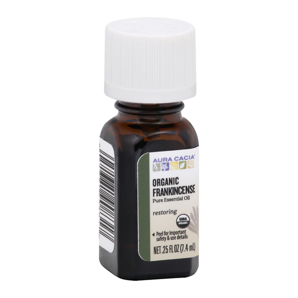 slide 1 of 1, Aura Cacia Essential Oil - Frankincense, 0.25 fl oz