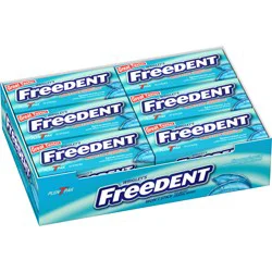 WRIGLEY'S FREEDENT Spearmint Gum, 15-Stick Pack (12 Packs)