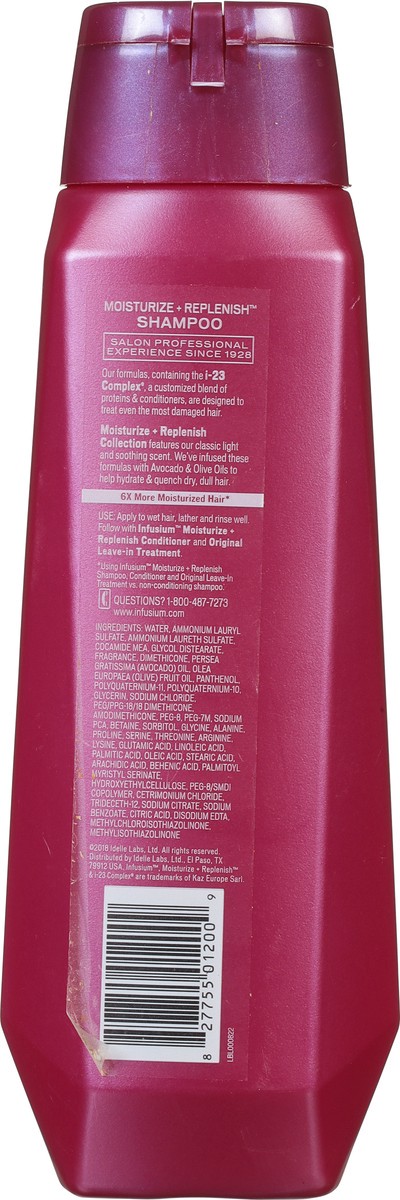 slide 7 of 9, Infusium Moisturize + Replenish Shampoo 13.5 fl oz, 13.5 fl oz