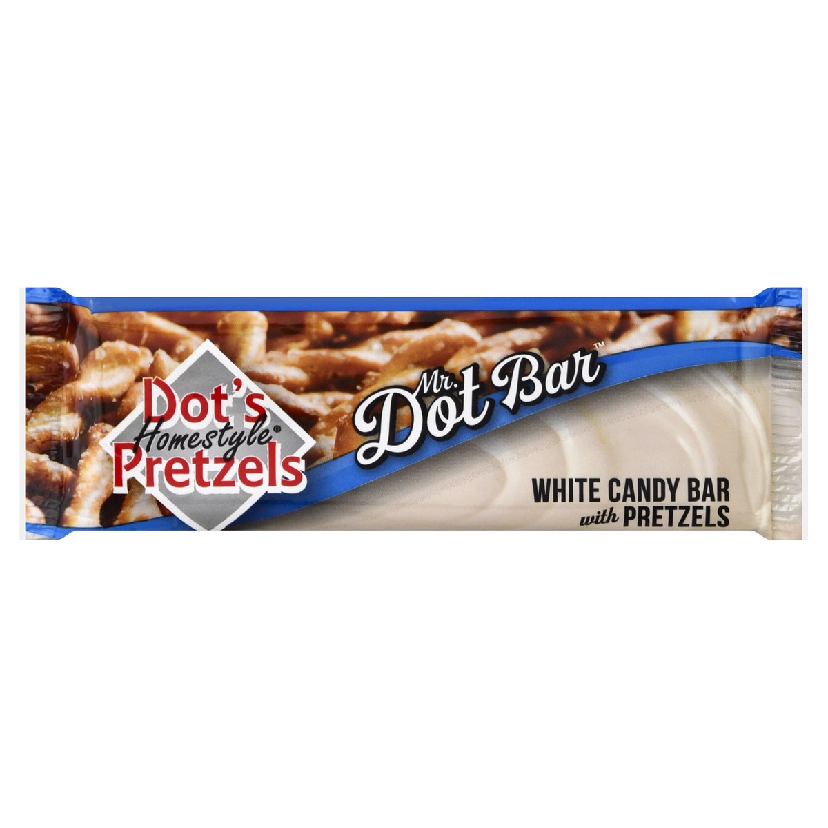 slide 1 of 9, Dot's Homestyle Pretzels Dots Homestyle Pretzels White Chocolatey Pretzel Bar, 1.75 oz