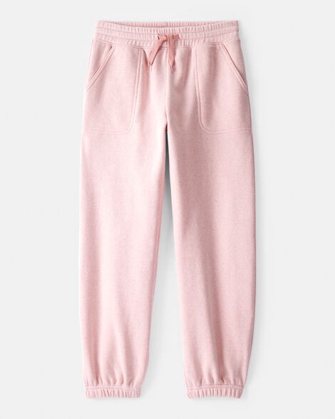 slide 1 of 3, Oshkosh Girls Fleece Joggers - Pink Pink 10, 1 ct