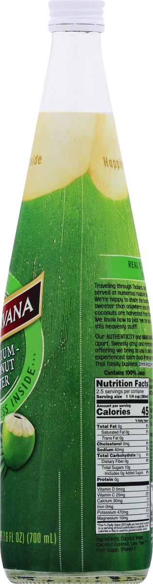 slide 7 of 13, Taste Nirvana Coconut Water, Premium, 23.6 Ounce, 23.6 fl oz