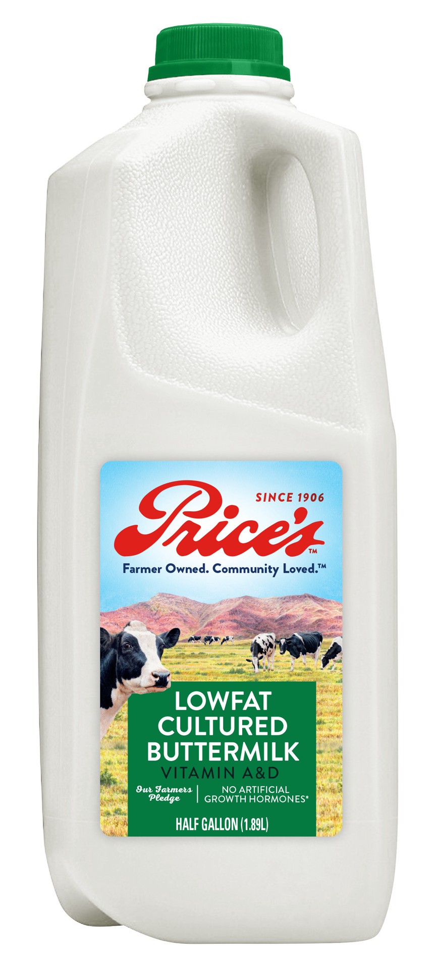 slide 1 of 5, Price's 1% Buttermilk - 0.5gal, 1 ct