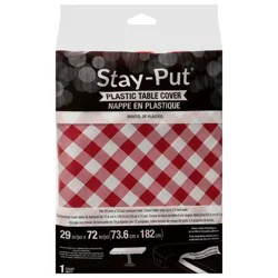 Party Creations Creative Gingham Stay Tablecover 1Ea