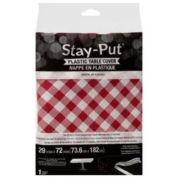Party Creations Creative Gingham Stay Tablecover 1Ea