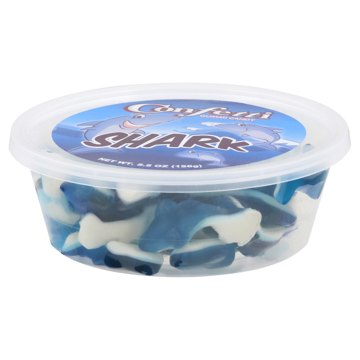 slide 9 of 11, Confetti Shark Gummy Candy 5.5 oz, 5.5 oz