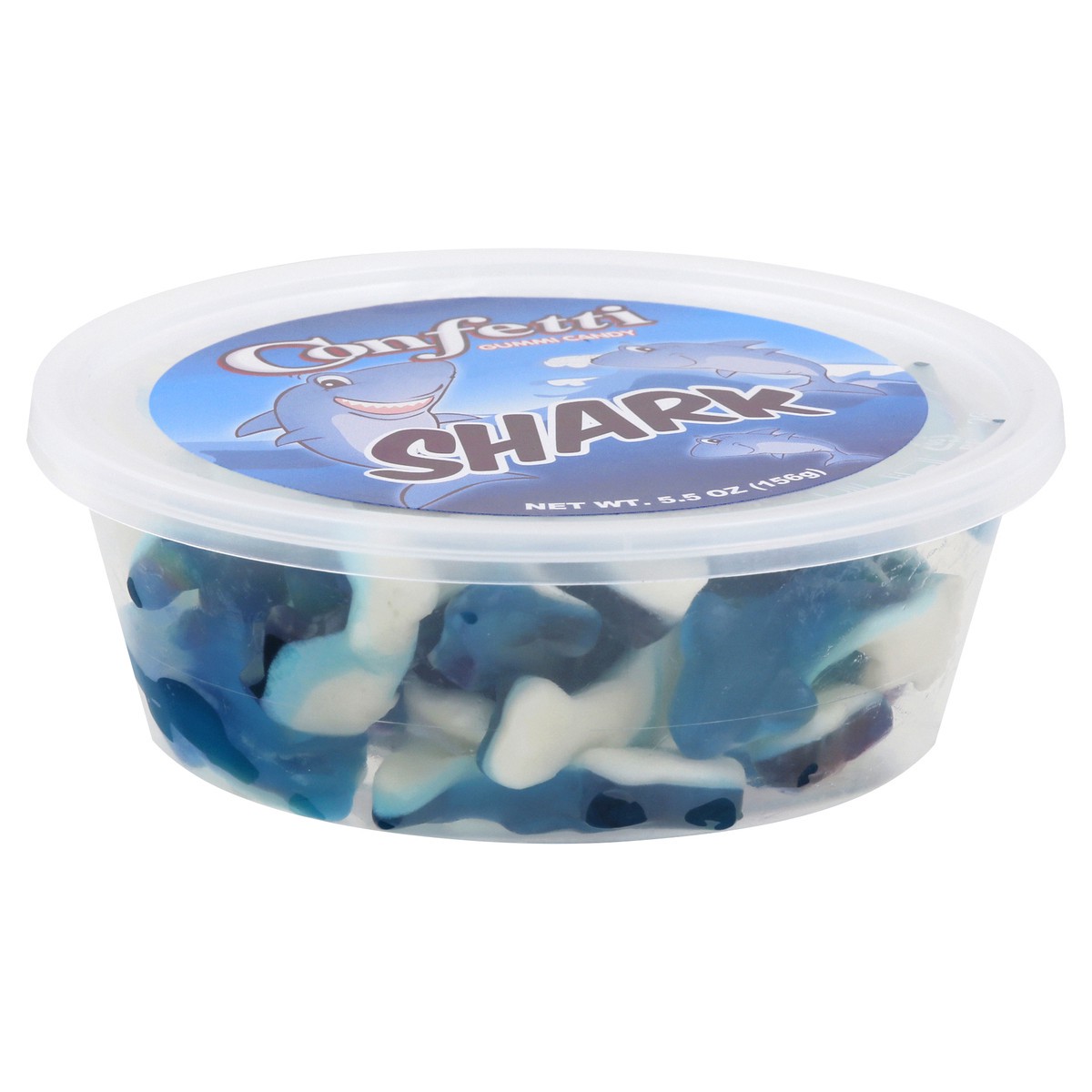 slide 11 of 11, Confetti Shark Gummy Candy 5.5 oz, 5.5 oz