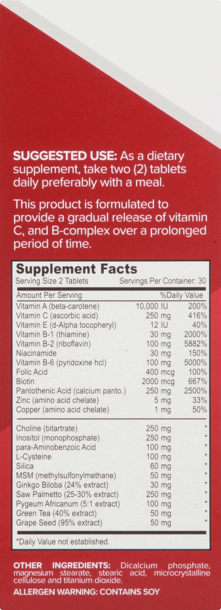 slide 5 of 12, Hair XT Tablets Hair Growth Vitamins 60 ea, 60 ct