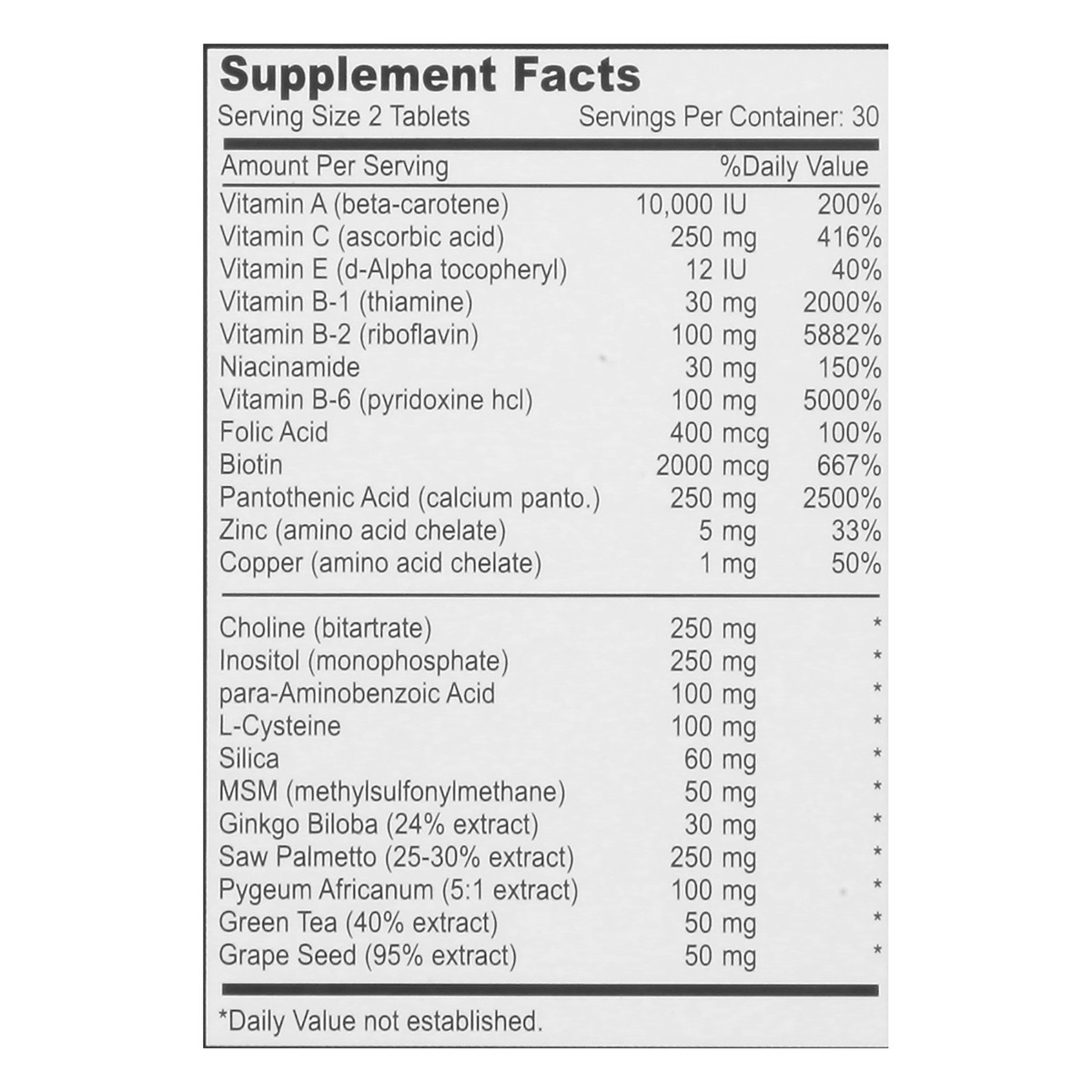 slide 9 of 12, Hair XT Tablets Hair Growth Vitamins 60 ea, 60 ct
