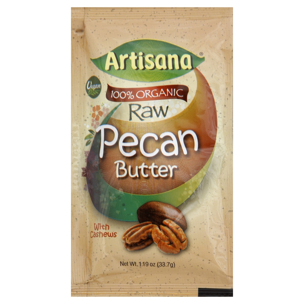 slide 4 of 5, Artisana Pecan Butter 1.19 oz, 1.19 oz