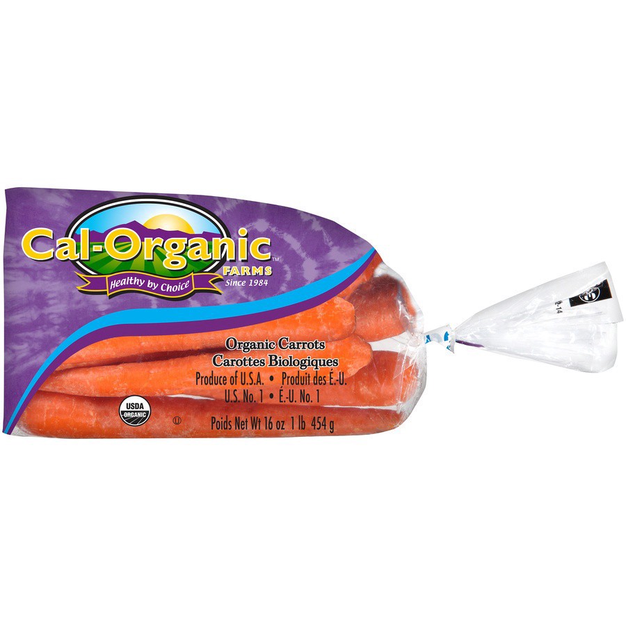 slide 1 of 6, Cal-Organic Farms Organic Carrots, 16 oz