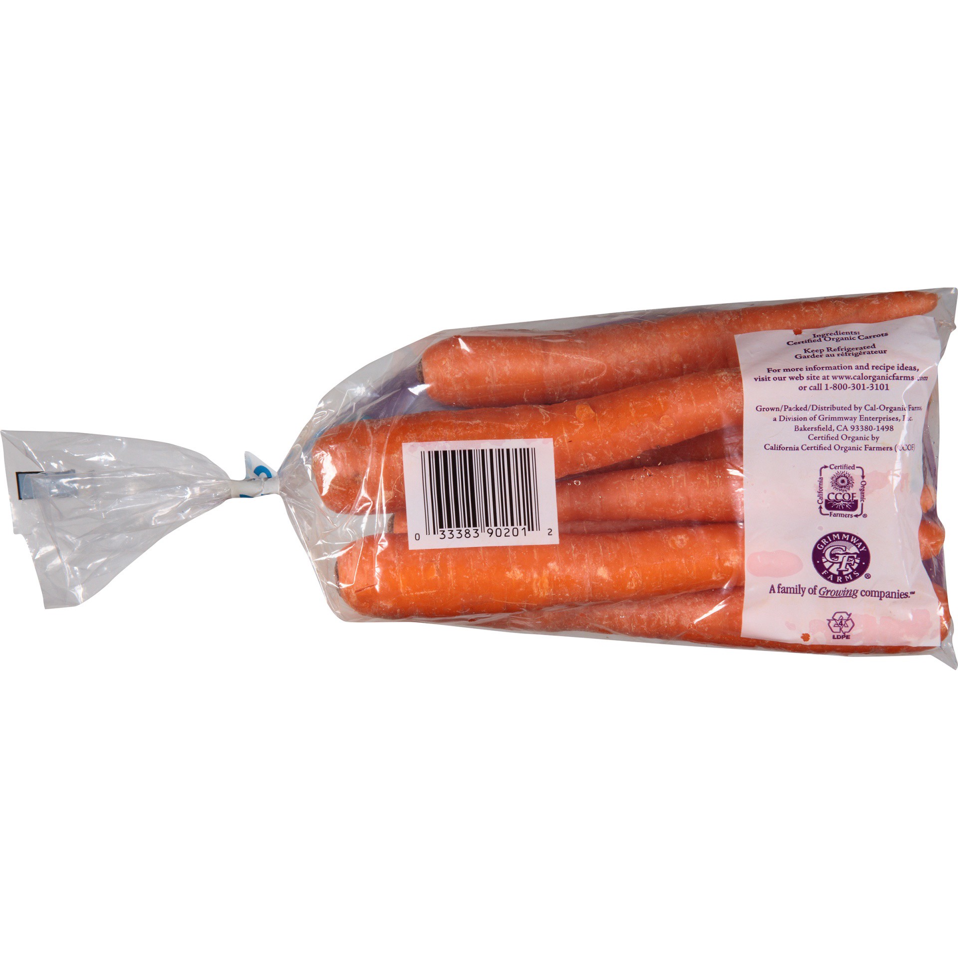 slide 3 of 6, Cal-Organic Farms Organic Carrots, 16 oz