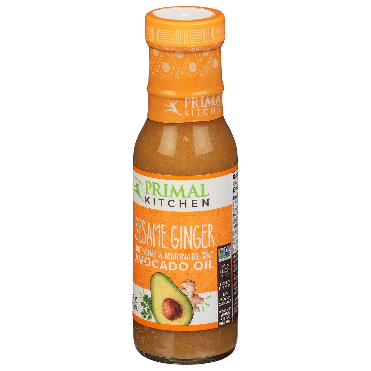 slide 5 of 9, Primal Kitchen Sesame Ginger Dressing & Marinade 8 fl oz, 8 fl oz