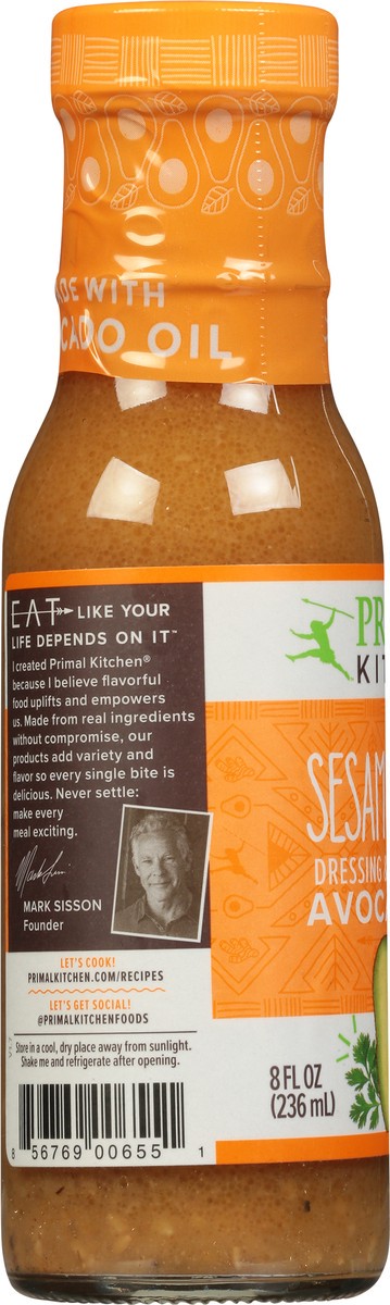 slide 8 of 9, Primal Kitchen Sesame Ginger Dressing & Marinade 8 fl oz, 8 fl oz