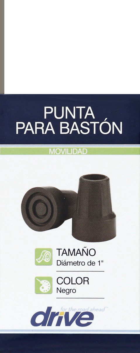 slide 3 of 4, Drive Medical Cane Tip 1indiameter,8pr/Cs, - Each, 