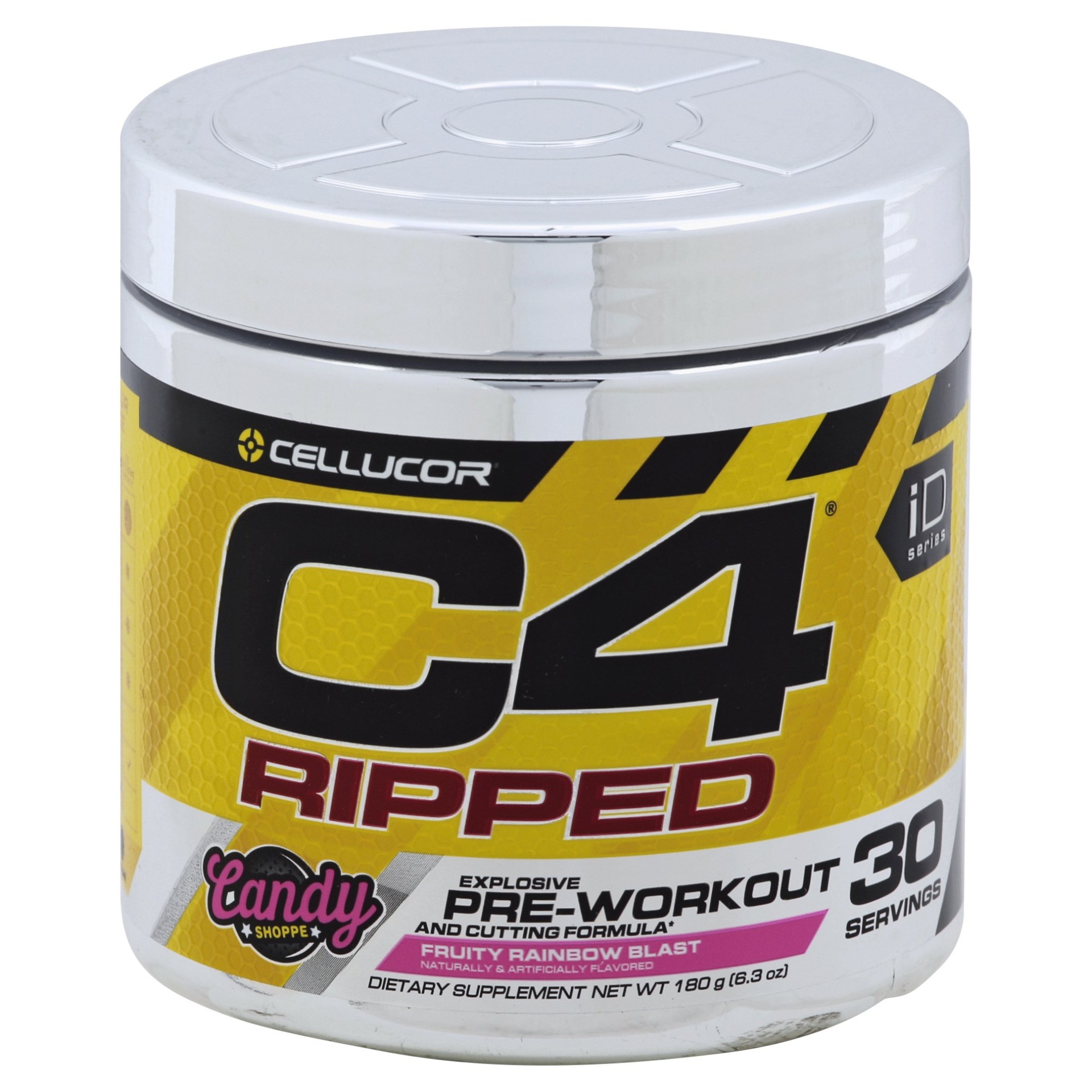 slide 1 of 1, Cellucor C4 Ripped Pre-Workout - Fruity Rainbow Blast, 1 ct