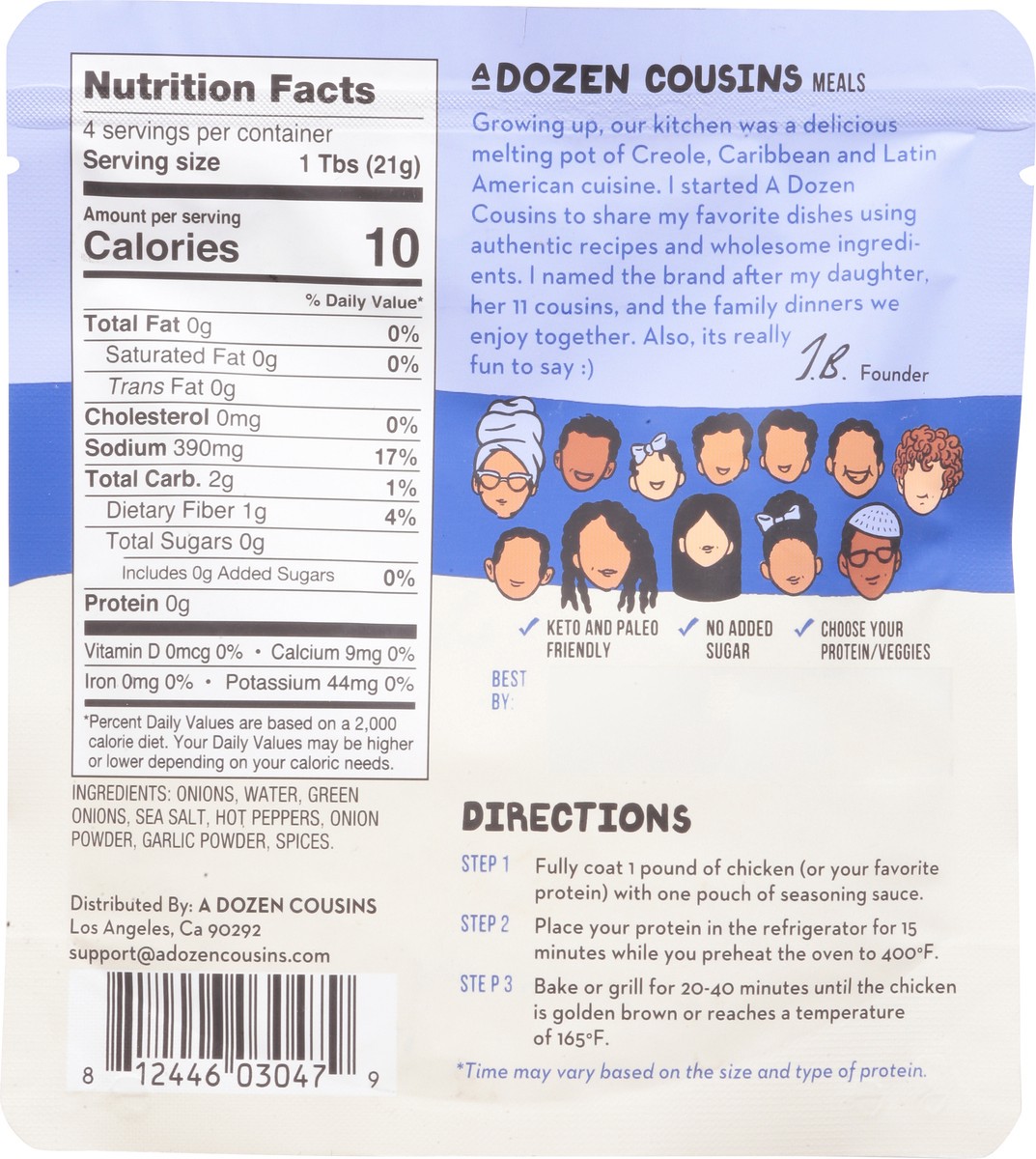 slide 9 of 13, A Dozen Cousins Jamaican Jerk Seasoning Seasoning Sauce 3 oz, 3 oz