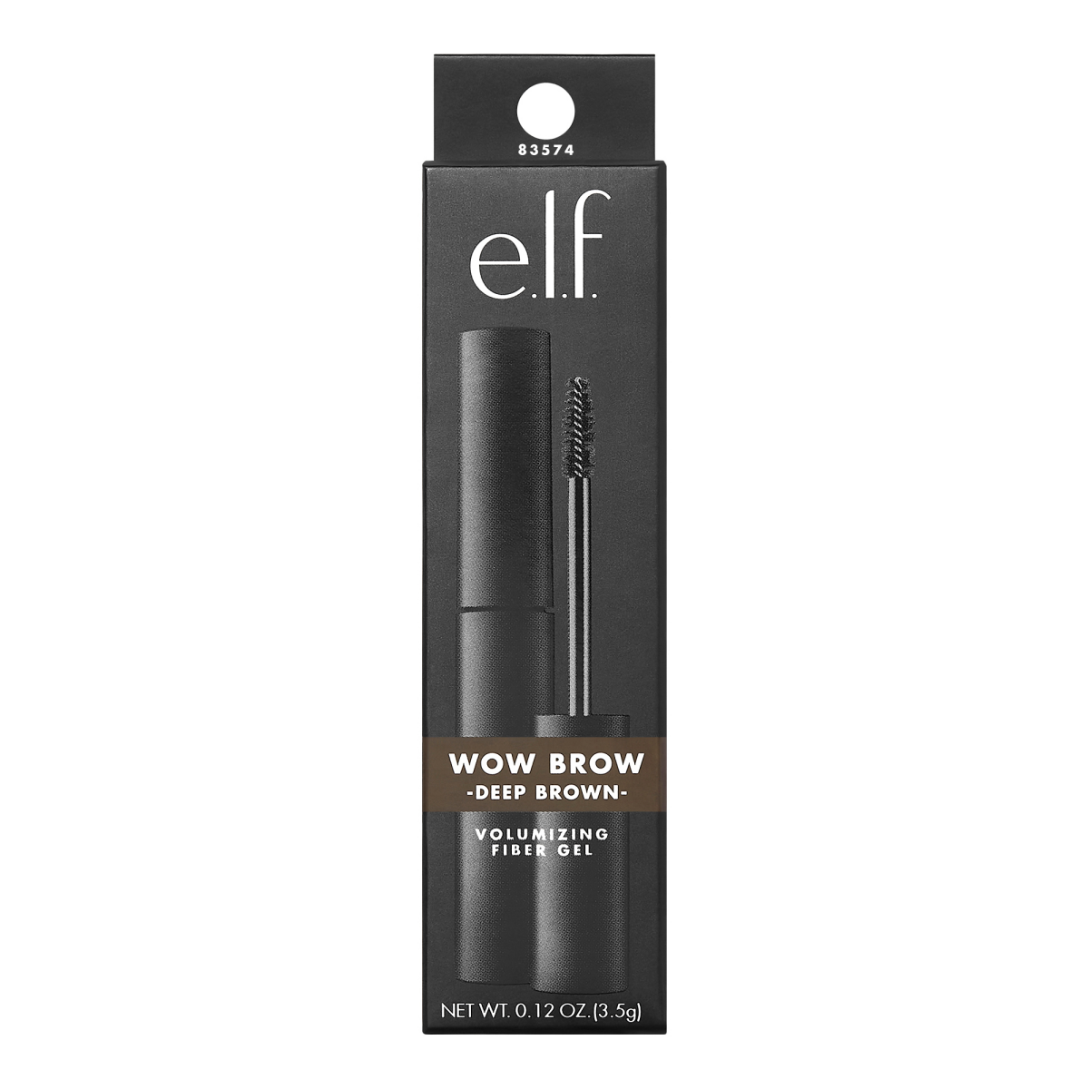 slide 1 of 25, e.l.f. elf Wow Brow Gel, Deep Brown, 1 ct, 0.12 oz