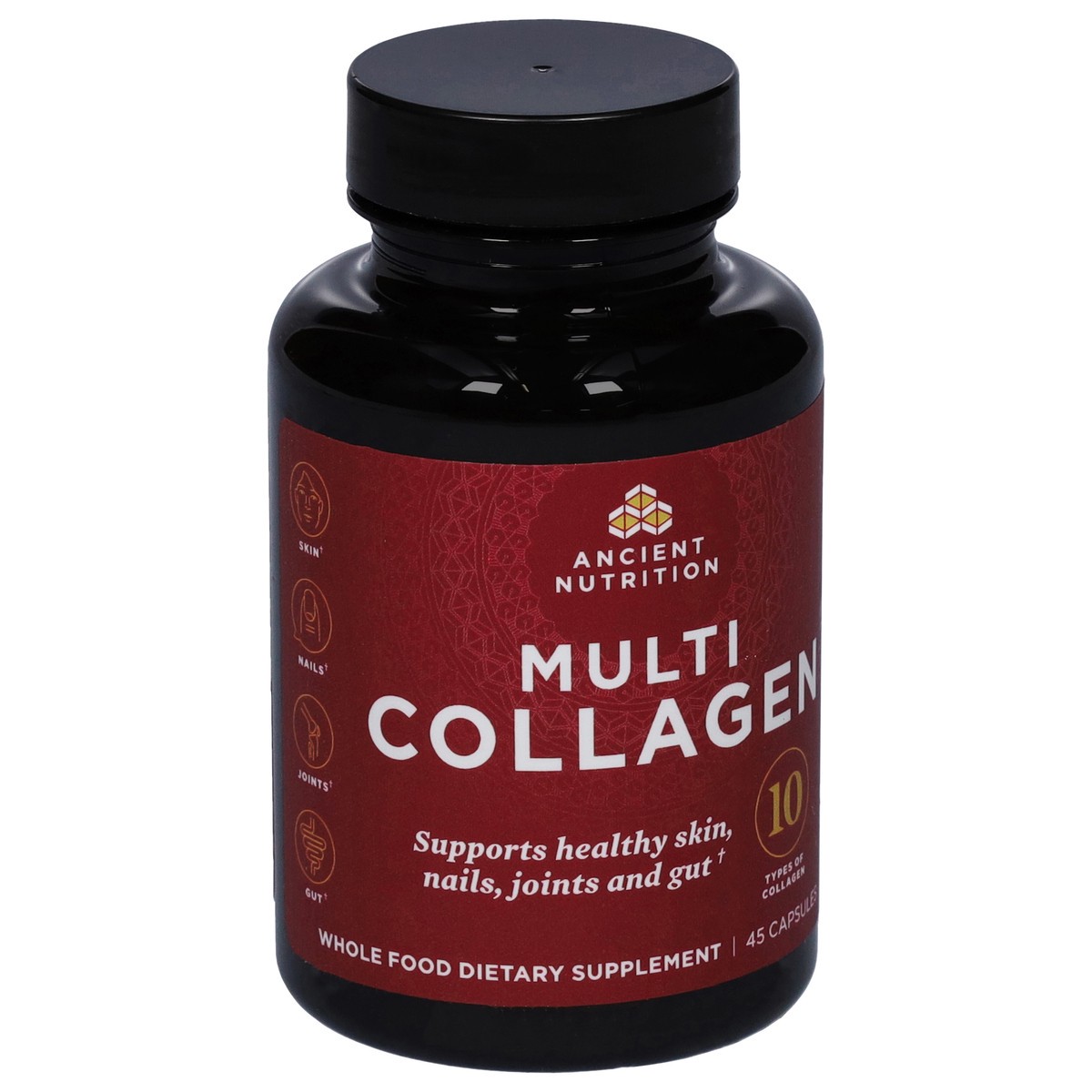 slide 2 of 9, Ancient Nutrition Multi Collagen Protein, Capsules, 45 ct