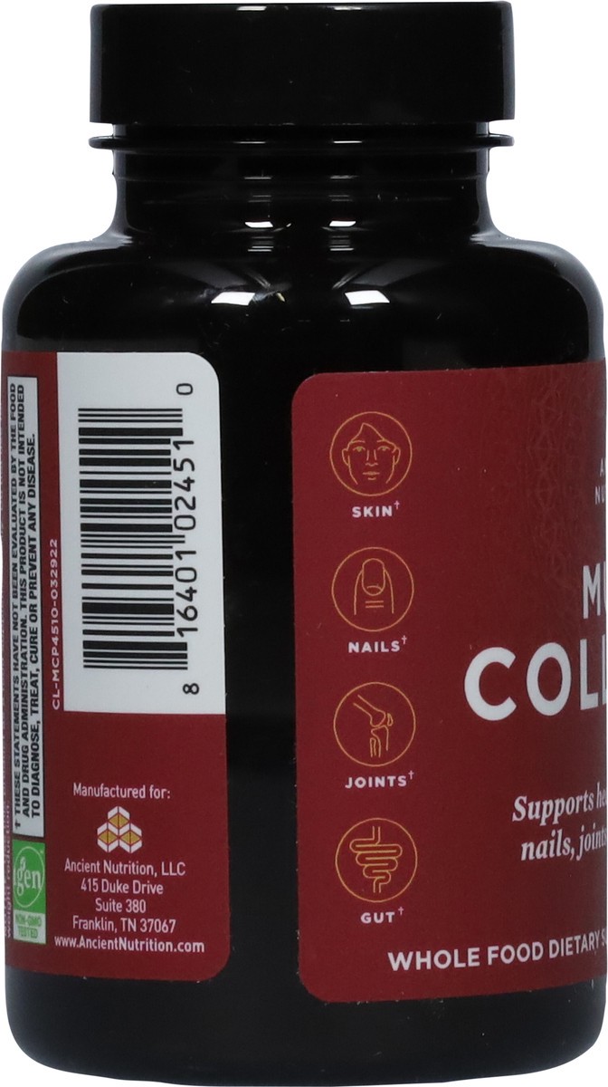 slide 7 of 9, Ancient Nutrition Multi Collagen Protein, Capsules, 45 ct