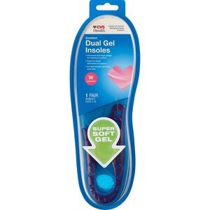 slide 1 of 1, CVS Health Dual Gel Women's Insoles, Sizes 6-10, 1 Pair, 1 ct