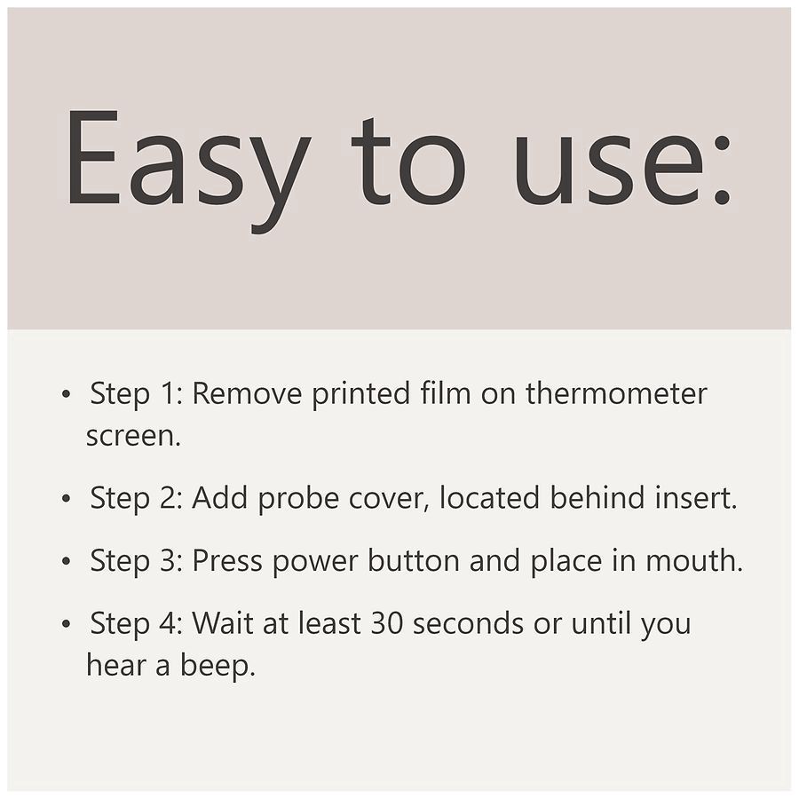 slide 2 of 5, Walgreens 30 Second Digital Thermometer, 1 ct