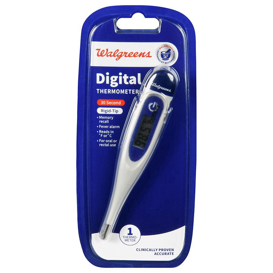 slide 1 of 5, Walgreens 30 Second Digital Thermometer, 1 ct