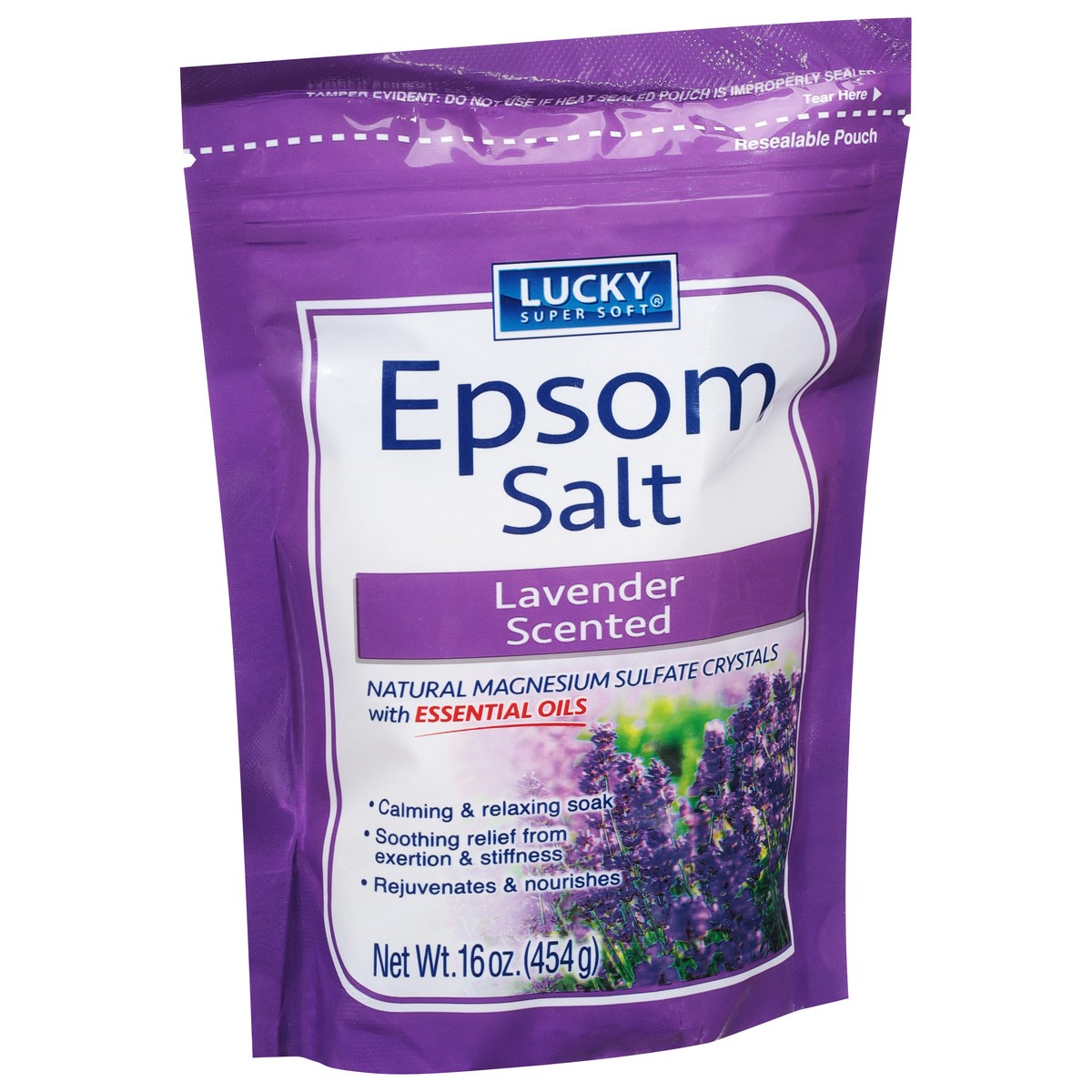 slide 5 of 13, Lucky Super Soft Lavender Scented Epsom Salt 16 oz, 16 oz