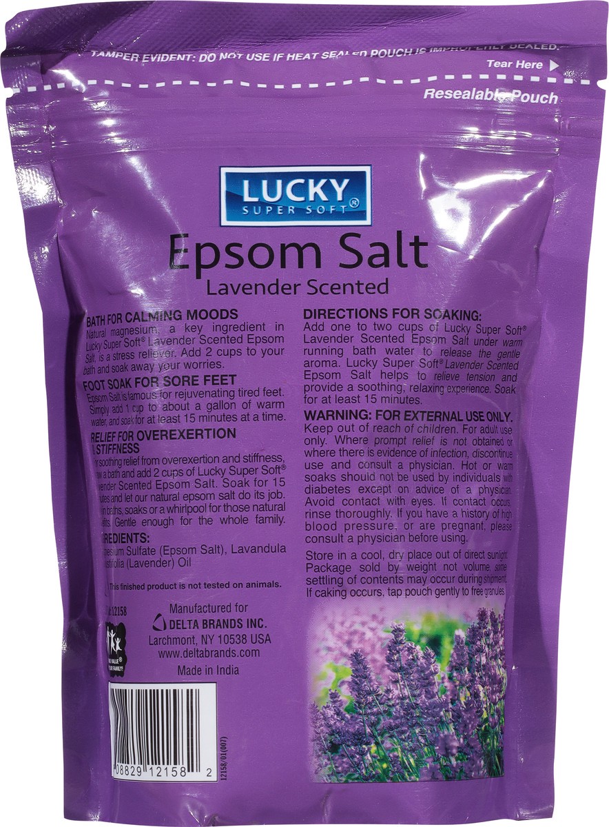 slide 13 of 13, Lucky Super Soft Lavender Scented Epsom Salt 16 oz, 16 oz