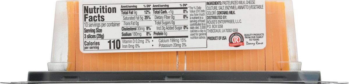 slide 2 of 14, Rouses Markets Cracker Cuts Sharp Cheddar Cheese 10 oz, 10 oz