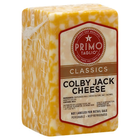 slide 1 of 1, Primo Taglio Classics Cheese Colby Jack, 0.5 lb