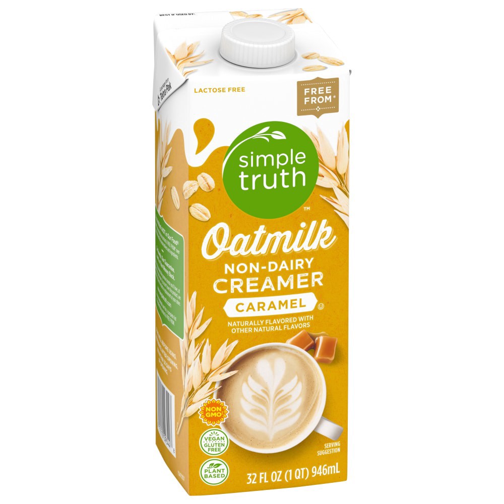 slide 4 of 4, Simple Truth Non-Dairy Oatmilk Sweet Cream Creamer, 32 fl oz