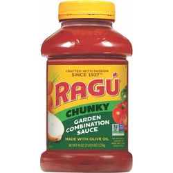 Ragu Chunky Garden Combination Sauce 45 oz