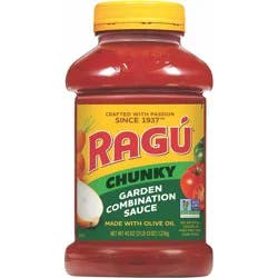 Ragu Chunky Garden Combination Sauce 45 oz