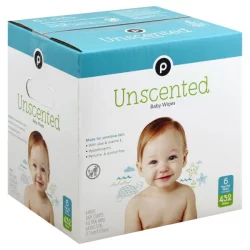 Publix Baby Wipes, Unscented