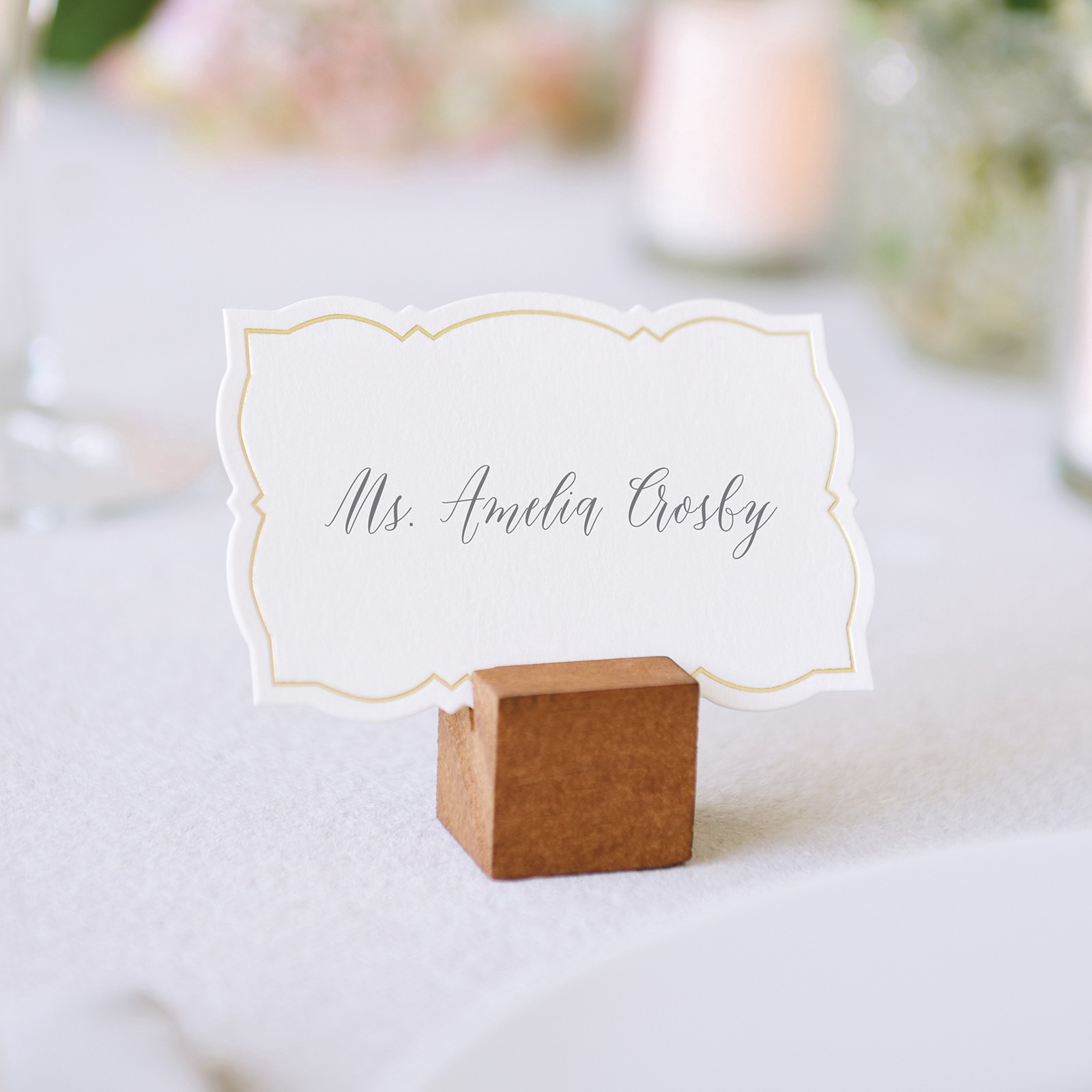 slide 3 of 4, Wood Place Card Holders, 12ct. By Celebrate It, 12 ct