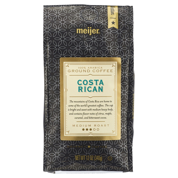 Meijer Costa Rican Ground Coffee 12 oz | Shipt