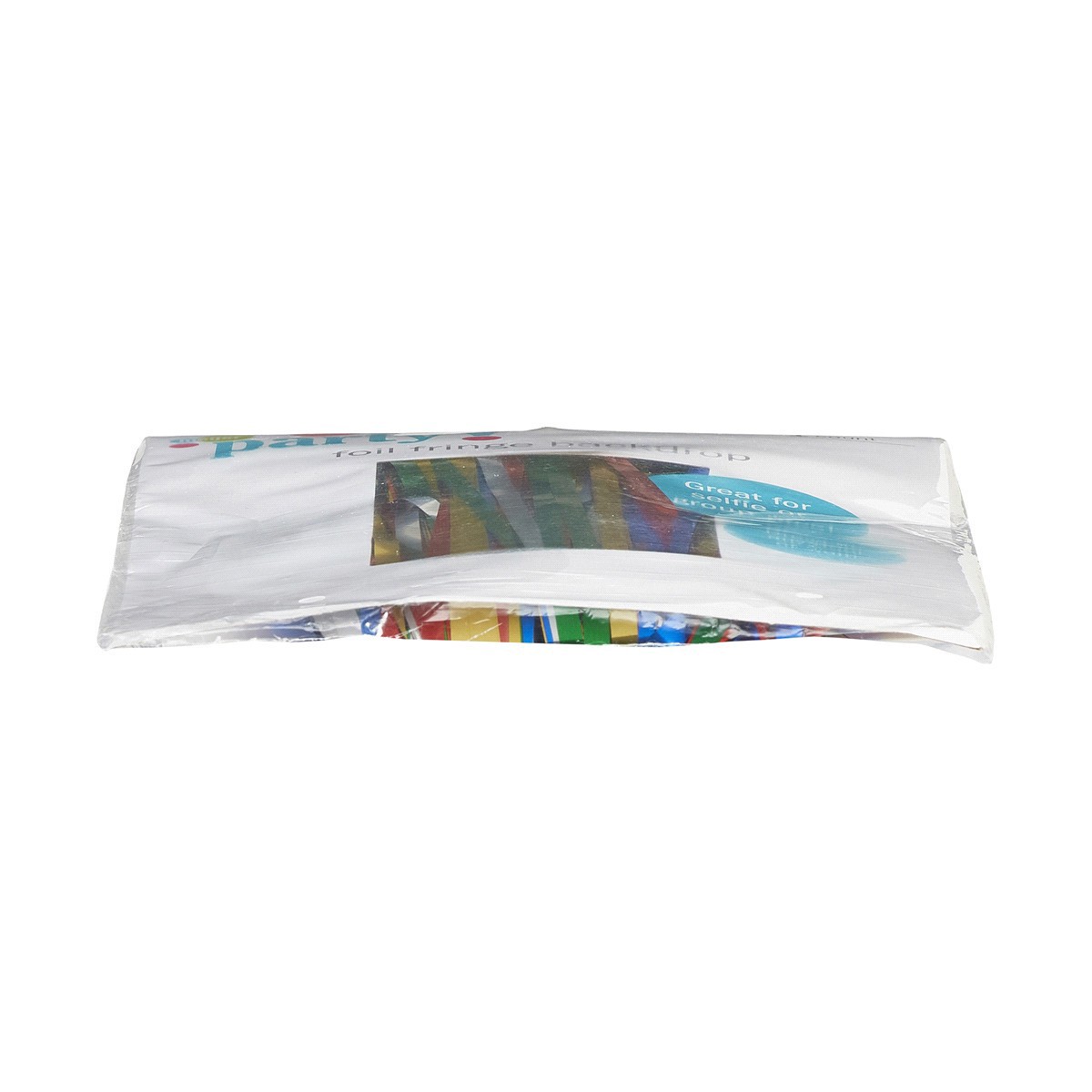 slide 29 of 29, Meijer Foil Fringe Backdrop, Multicolor, 3'x6.5', 1 ct