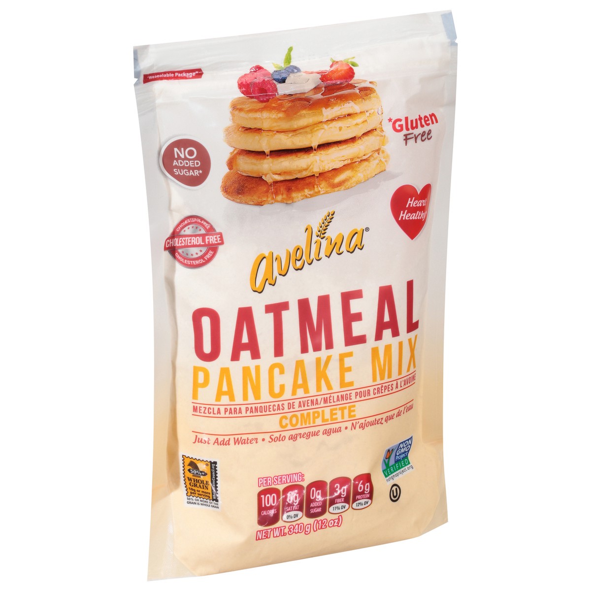 slide 8 of 12, Avelina Oatmeal Pancake 12 Ounce, 12 oz