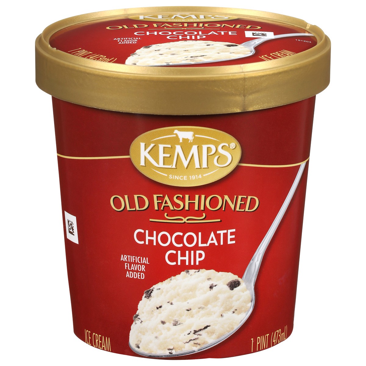 slide 5 of 14, Kemps Old Fashioned Chocolate Chip Ice Cream 1 pt, 1 pint