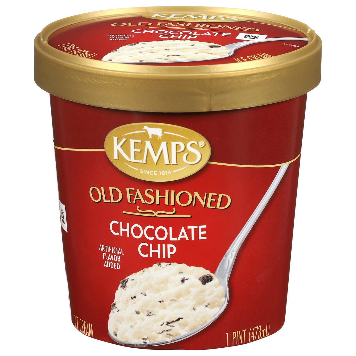 slide 2 of 14, Kemps Old Fashioned Chocolate Chip Ice Cream 1 pt, 1 pint