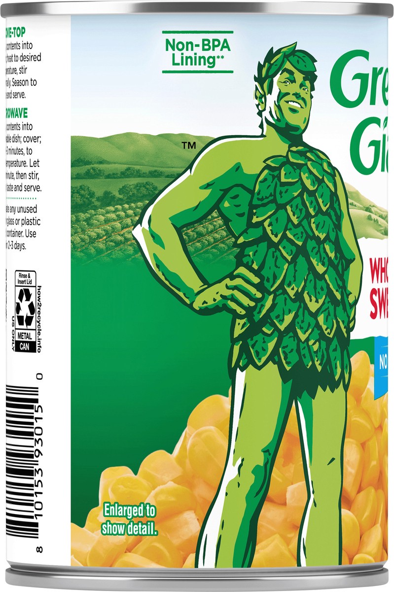 slide 7 of 9, Green Giant Whole Corn No Salt, 15.25 oz