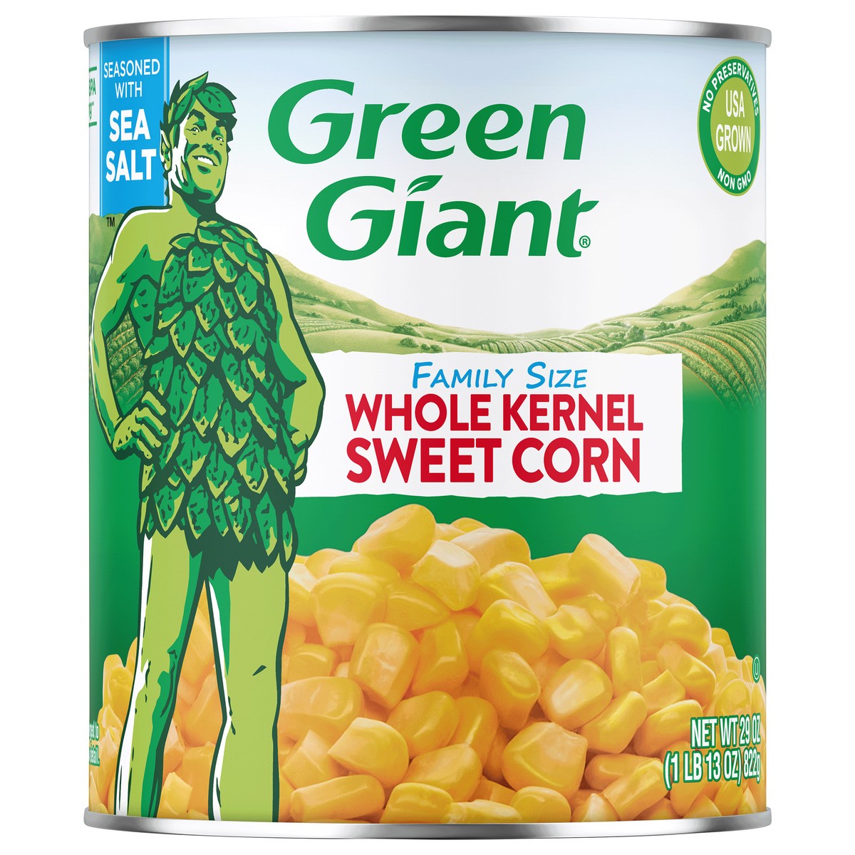 slide 2 of 9, Green Giant Family Size Whole Corn, 29 oz