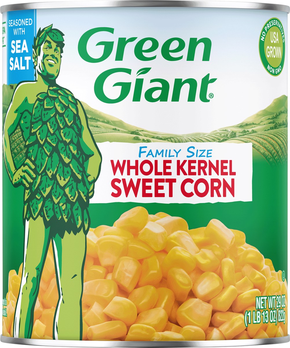 slide 3 of 9, Green Giant Family Size Whole Corn, 29 oz
