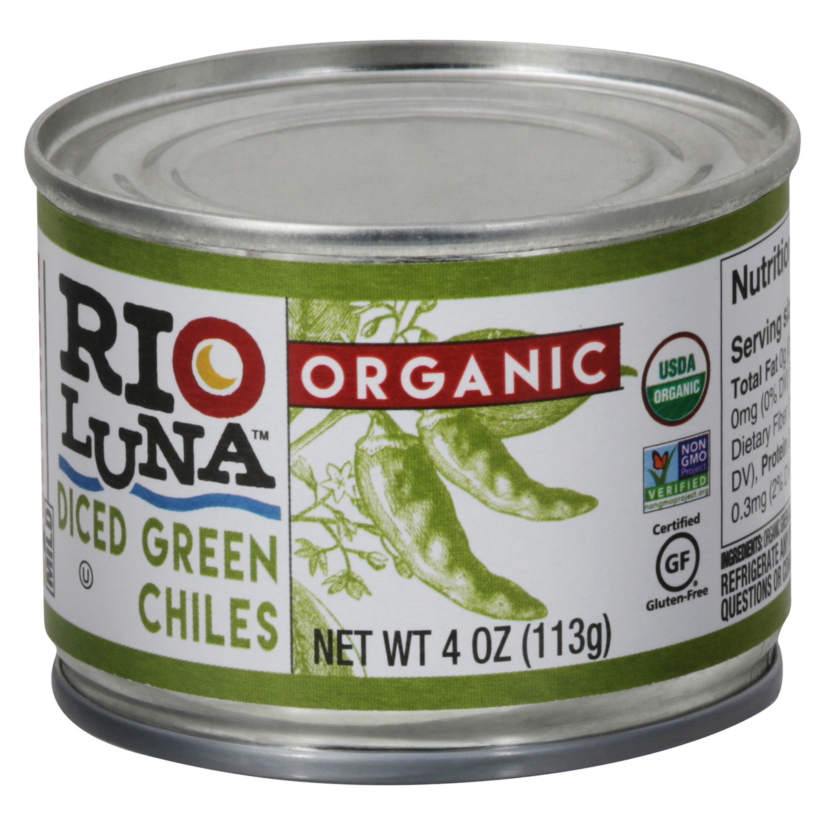 slide 3 of 11, Rio Luna Organic Diced Green Chiles, 4 oz