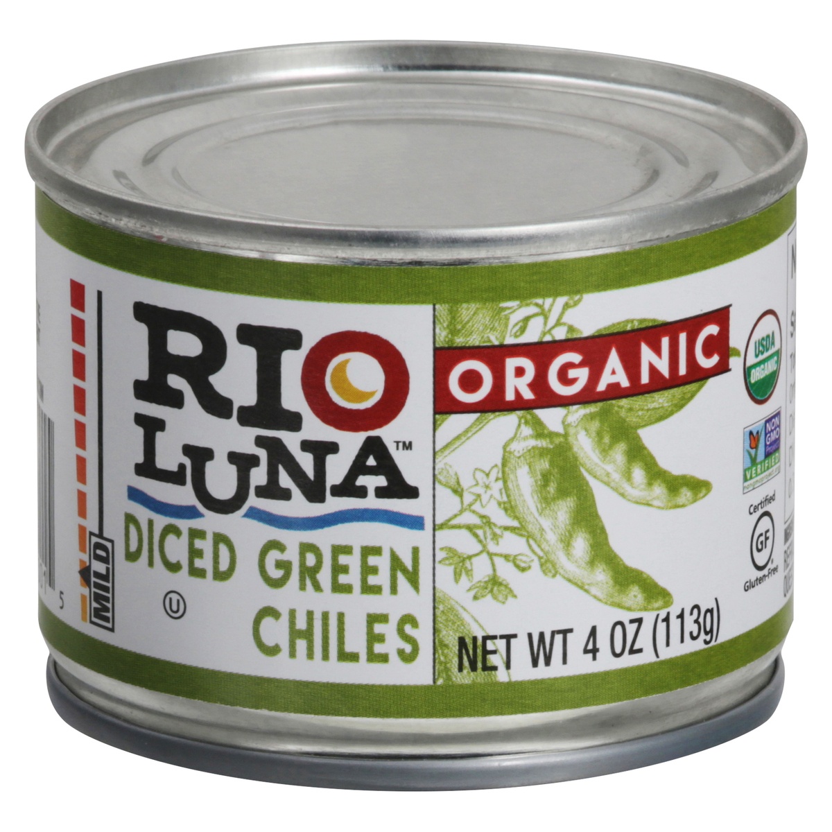 slide 1 of 11, Rio Luna Organic Diced Green Chiles, 4 oz