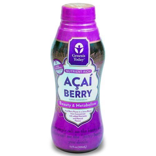 slide 1 of 1, Genesis Today Acai Berry Super Juice Drink, 12 oz