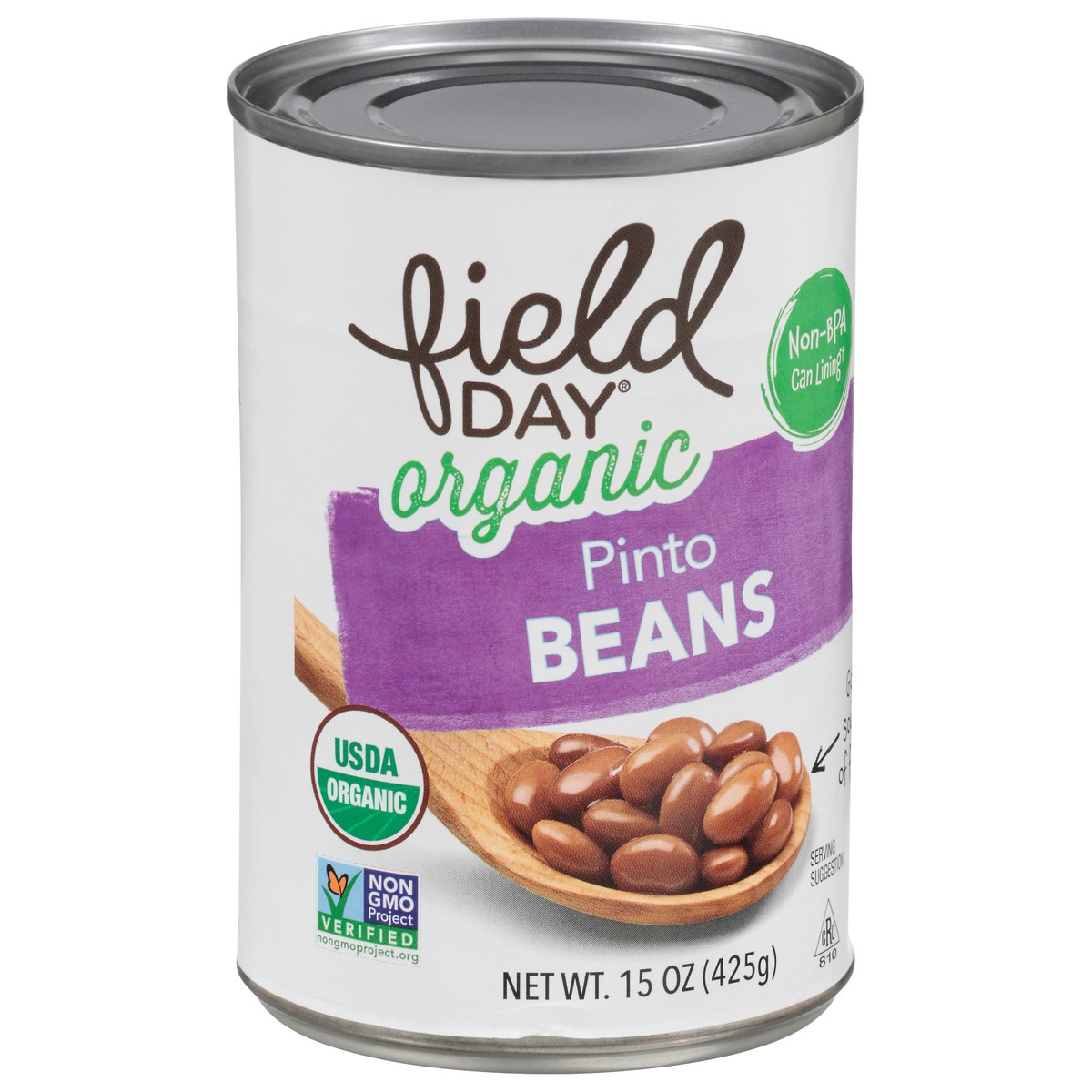 slide 11 of 13, Field Day Organic Pinto Beans 15 oz, 15 oz