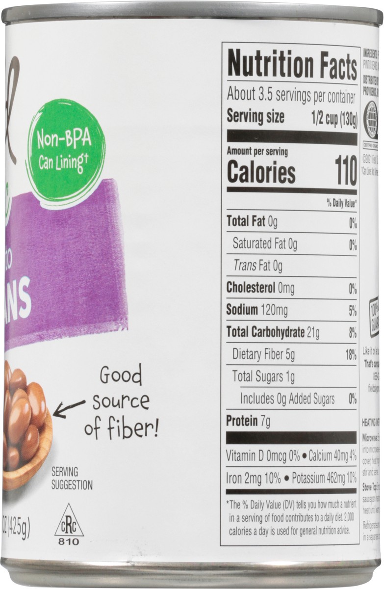 slide 12 of 13, Field Day Organic Pinto Beans 15 oz, 15 oz